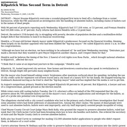 Kilpatrick Wins Second Term in Detroit