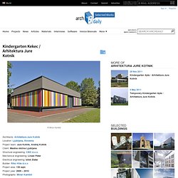 Kindergarten Kekec / Arhitektura Jure Kotnik