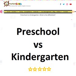 Preschool and Kindergarten: What is the difference?