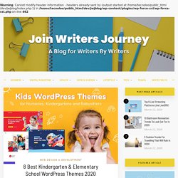 8 Best Kindergarten & Elementary School WordPress Themes 2020