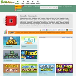 Free Online Kindergarten Games & Lesson Plans for Kids