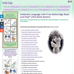 Nellie Edge kindergarten and early literacy resources