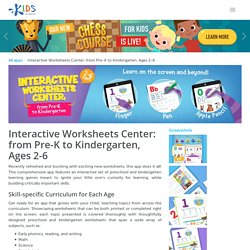 Virtual Learning Games - Preschool & Kindergarten Worksheets