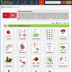 Kindergarten worksheets - Printable Worksheets for Kindergarten Kids