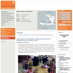 Haiti-Projekt: Kinderheim - Kinderheim - Waisen - Projektgruppe Haiti - we care