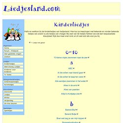 Kinderliedjes op www.liedjesland.com