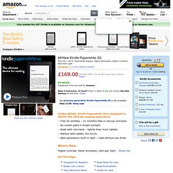 Kindle Touch: Touchscreen e-Reader with Wi-Fi, 6" E Ink Display
