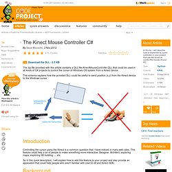 The Kinect mouse controller C#