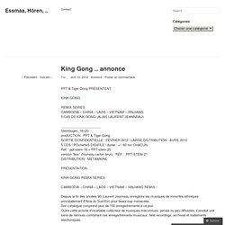King Gong .. annonce
