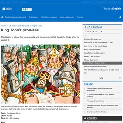 King John's promises