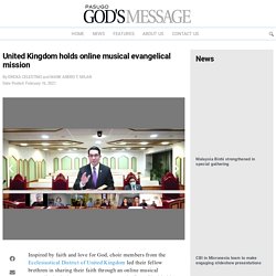 United Kingdom holds online musical evangelical mission