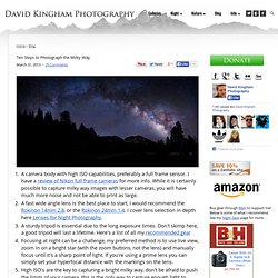 Ten Steps to Photograph the Milky Way