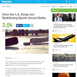 How the L.A. Kings Are Redefining Sports Social Media