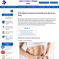 Kinh nghiệm nịt bụng sau sinh hiệu quả, lấy lại vóc dáng