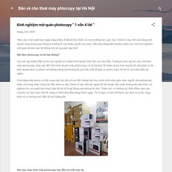 Kinh nghiệm mở quán photocopy " 1 vốn 4 lời "