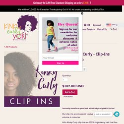 Afro Kinky Curly - Clip-Ins