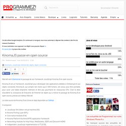 KinomaJS passe en open source