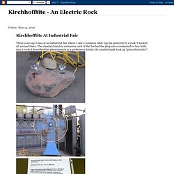 Kirchhofftite At Industrial Fair