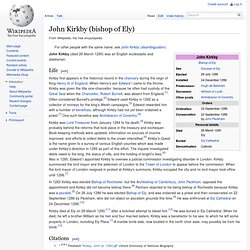 John Kirkby (bishop of Ely)