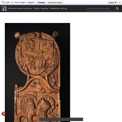 Kirkestol, stolegavl, forstykke til kirkestol - Nationalmuseets Samlinger Online