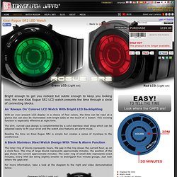 WATCHES > Kisai Rogue SR2 LCD Watch with LED Backlight and Alarm