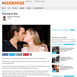 Kissing Is Sex