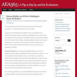 aea365 Inbound Website LInks