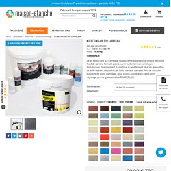 Kit béton ciré sur carrelage sol et mur
