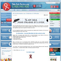Kit d'information sur l'infection à VIH/sida
