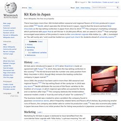 Kit Kats in Japan - Wikipedia