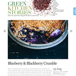 Blueberry & Blackberry Crumble
