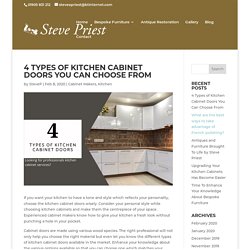 4 Types of Kitchen Cabinet Doors You Can Choose From