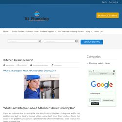 Kitchen Drain Cleaning - Find A Great Plumber