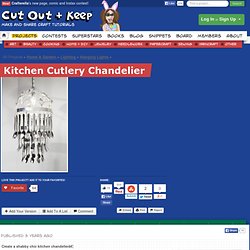 Kitchen Cutlery Chandelier