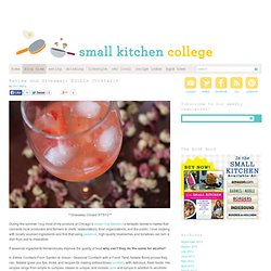 Review and Giveaway: Edible Cocktails