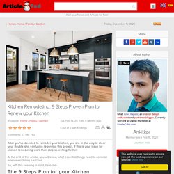 How to Renovate Your Kitchen