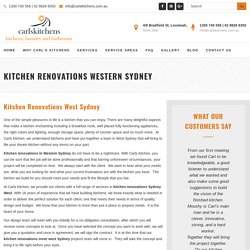 Kitchen Renovations in Western Sydney