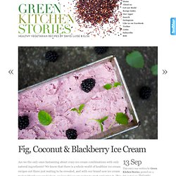 Fig, Coconut & Blackberry Ice Cream