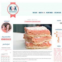 K&K Test Kitchen: Strawberry Lemonade Bars