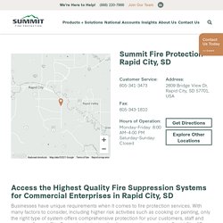 Advanced Fire Suppression Systems Rapid City