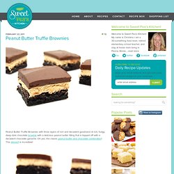 Peanut Butter Truffle Brownies