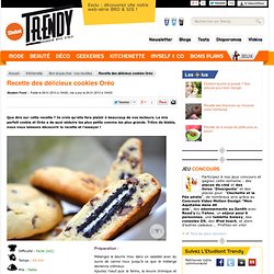 Kitchenette : Recette des délicieux cookies Oréo - L'Etudiant Trendy