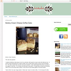 Buttery Cream Cheese Coffee Cake