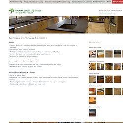 Bamboo Kitchens and Cabinets - NADURRA Wood Corporation