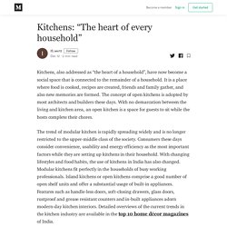 Kitchens: “The heart of every household” - Ifj seo12 - Medium