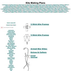 How Make a Kite: Fly Kites Making Plans Directions Home Made Build Plan