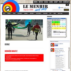 LeMenhir.com - kitesurf et windsurf