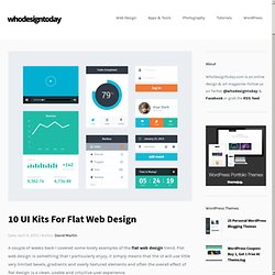 UI Kits For Flat Web Design