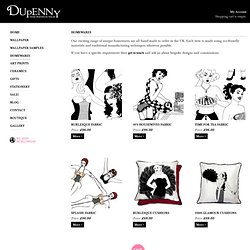 Handmade Designer Homewares - Unique Retro Soft Furnishings and Gifts by Dupenny