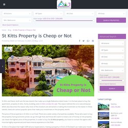 St Kitts Property is Cheap or Not
